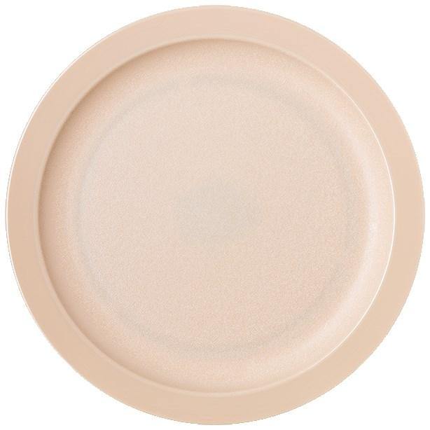 Carlisle PCD20925 9" Plastic Plate, Tan
