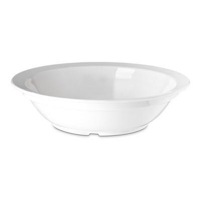 Carlisle PCD31302 White 10 Oz. Polycarbonate 6" Rimmed Grapefruit Bowl