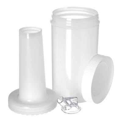 Carlisle PS601N02 32 Oz Store 'N Pour Quart Complete - Polyethylene, White