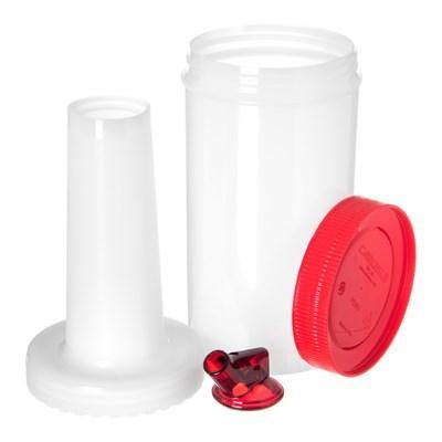 Carlisle PS601N05 32 Oz Store 'N Pour Quart Complete - Polyethylene, Red
