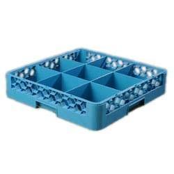 Carlisle RG914 Opticlean 9 Compartments Blue Glass Rack