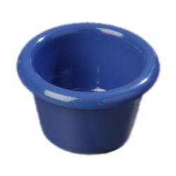 Carlisle S27514 1.5 Oz. Ocean Blue Smooth Melamine Ramekin