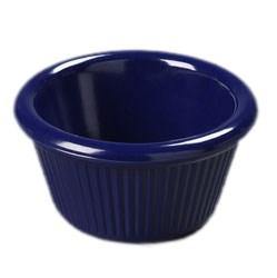 Carlisle S27960 2 Oz. Cobalt Blue Fluted Melamine Ramekin