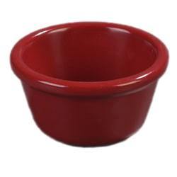 Carlisle S28058 3 Oz. Roma Red Smooth Melamine Ramekin