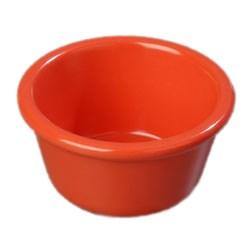 Carlisle S28552 Smooth Melamine Ramekin, 4 Oz., Sunset Orange