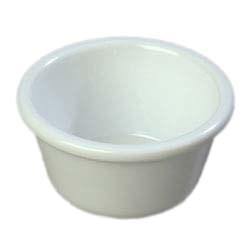 Carlisle S28602 Smooth Melamine Ramekin, 6 Oz., White