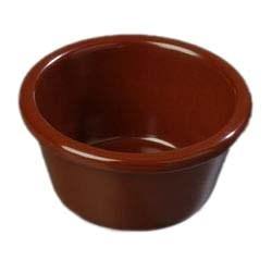 Carlisle S28669 Smooth Melamine Ramekin, 6 Oz., Chocolate