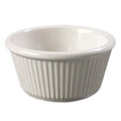 Carlisle S28742 Fluted Melamine Ramekin, 4 Oz. Bone