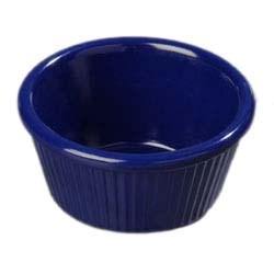 Carlisle S28760 Fluted Melamine Ramekin, 4 Oz. Cobalt Blue