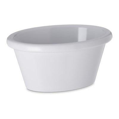 Carlisle S31202 Oval Melamine Ramekin, 3 Oz., White