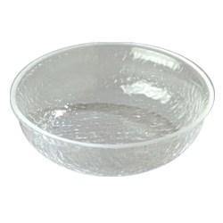 Carlisle SB6607 Salad Bowl, 15 Oz. Pebbled Design, Acrylic, Clear