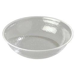 Carlisle SB7007 10" Round Salad Bowl with 2 Qt Capacity, Acrylic, Clear