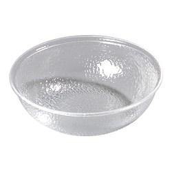 Carlisle SB7207 12" Round Salad Bowl with 4 Qt Capacity, Acrylic, Clear