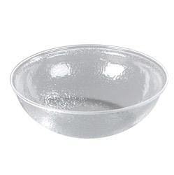 Carlisle SB7407 14" Round Salad Bowl with 7 Qt Capacity, Acrylic, Clear