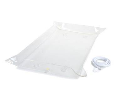 Carlisle SL6011TC00 41-1/4" X 23-1/2" Large Smooth Light Box Tray with Drain Kit