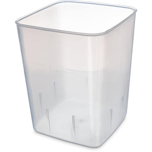 Carlisle ST154408 StorPlus™ 4 Qt Square Food Storage Container - Polypropylene, Translucent