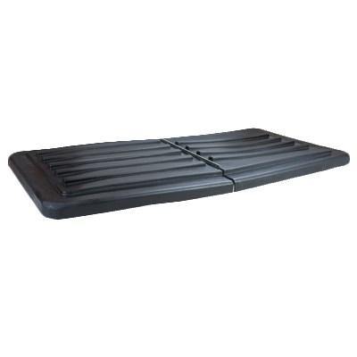 Carlisle TTL10003 Black 1 Cubic Yard Hinged Utility Tilt Truck Lid
