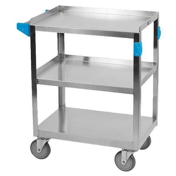 Carlisle UC3031524 3 Shelf Stainless Steel Utility Cart - 24"L