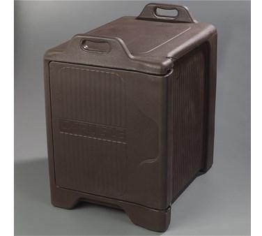 Carlisle XT3000R01 Pan Carrier with Sliding Lid (Insulated, End-Loader), Brown
