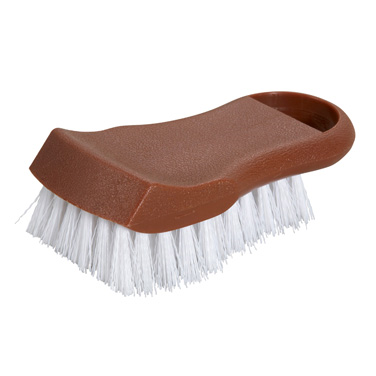 Winco CBR-BN Cutting Board Brush 6-1/2" Long, Polypropylene, Brown
