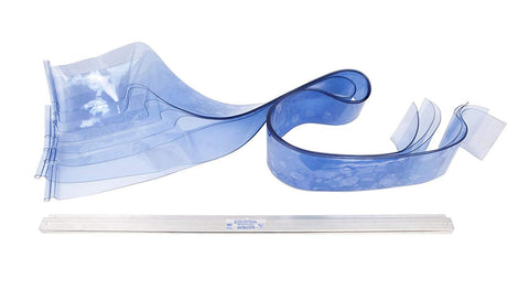 CCI 6061-G 6" Strip curtain 40"w x 84"h