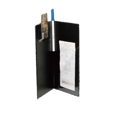 Winco CHK-1K Check Holder, 10" x 5-1/2", grooved spine