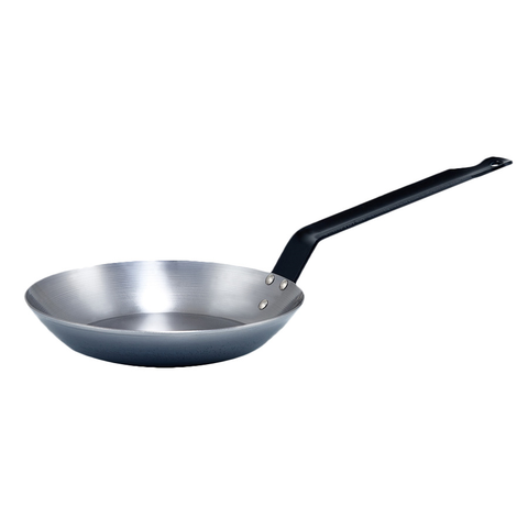 Winco CSFP-8  8-5/8" Dia. French Style Carbon Steel Pan