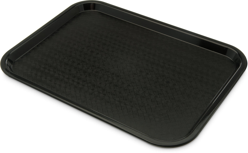 Carlisle CT121603 Café Tray - Rectangular (16-5/16"L x 12"W), Polypropylene, Black