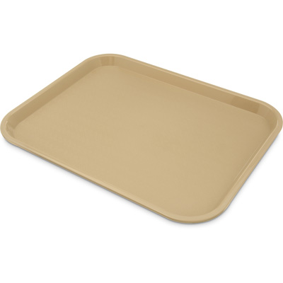 Carlisle CT141806 Café Tray - Rectangular (17-7/8"L x 14"W), Polypropylene, Beige