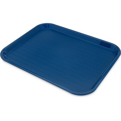 Carlisle CT141814 Café Tray - Rectangular (17-7/8"L x 14"W), Polypropylene, Blue