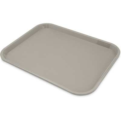 Carlisle CT141823 Café Tray - Rectangular (17-7/8"L x 14"W), Polypropylene, Gray