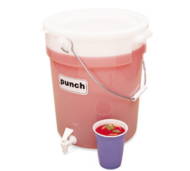 Cambro DSPR6 Beverage Dispenser, 6 gallon, polyethylene, white