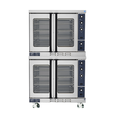 Duke E102-G Convection Oven, gas, double-deck, standard depth, thermostatic controls