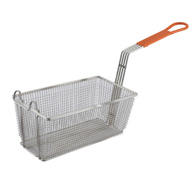 Winco FB-10 Fry Basket, 12-1/8"L x 5-3/8"W x 6"H