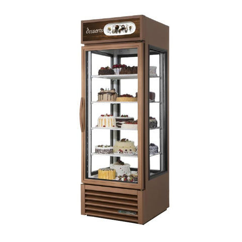 True G4SM-23-HC~TSL01 One Section, Refrigerated Self Service Bakery Case Merchandiser