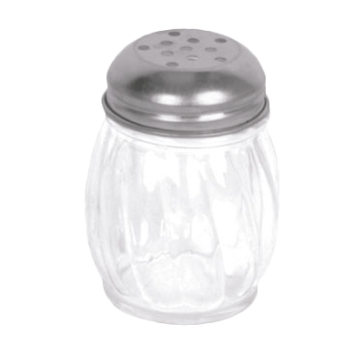 Thunder Group GLTWCS006P 6 oz Swirl Glass Cheese Shaker