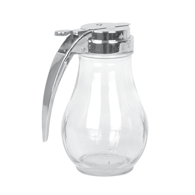 Thunder Group GLTWSY014 14 Oz Syrup Dispenser, Glass Base