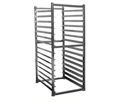 AAR-1520 Aluminum Refrigerator Storage Pan Rack, 20-1/4"W X 23"D X 48"H, ETL