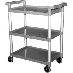 GSW USA C-23WM Bus Cart, 3-Tier, 33-1/4"W X 16-1/4"D X 40"H