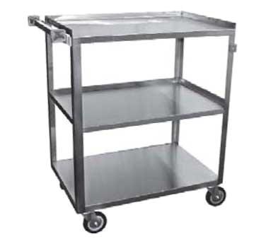 GSW USA C-3222 Angle Leg Utility Carts, 3-Tier, 30"W X 18"D X 34"H, ETL