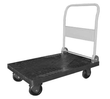 GSW USA C-D2435 Dolly Fold-Down Platform Truck, 24"W X 35"L X 34"H, ETL