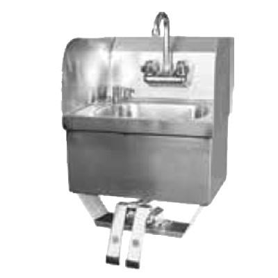 GSW USA HS-1615KS Hand Sink with Knee Operated Valve & Splash Guard