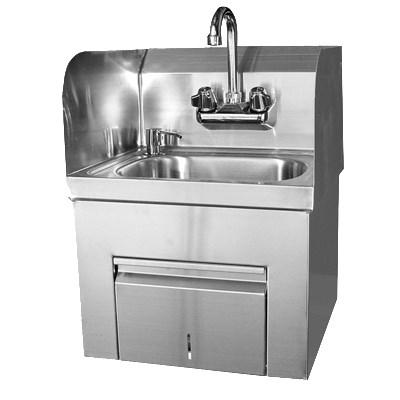 GSW USA HS-2017TS Extra Wide Under Mount Paper Towel & Deck Mount Soap Dispenser, ETL
