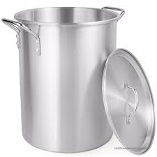 GSW USA POT-1616P Stock Pot, 15-3/4" Dia, Stainless Steel Composite Bottom