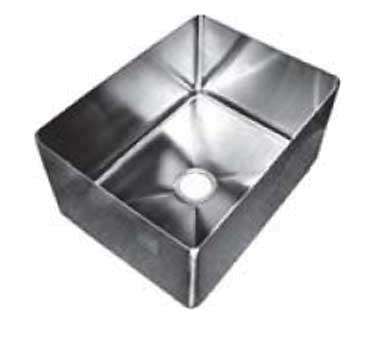 GSW USA SB-121210 One-Tub Weld-In Sink, 12"W X 12"D X 10" Deep, ETL