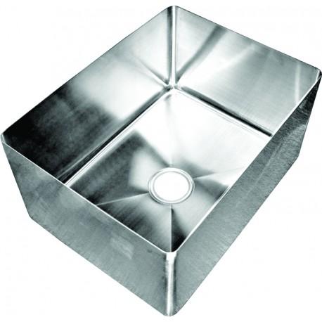 GSW USA SB-161614 One-Tub Weld-In Sink, 16" Wide X 16" Front-To-Back X 14" Deep, ETL
