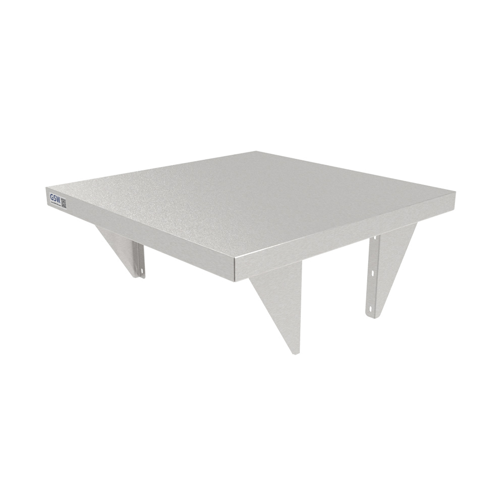 GSW USA WS-PT18120 Pass-Through Shelf with "L" Mounting Brackets, 120"W X 18"D X 5-1/2"H