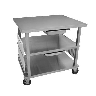 GSW USA WT-MF3630 Multi-Functional Work Top Cart, 30-1/2"W X 36"L X 35-1/2"H, ETL