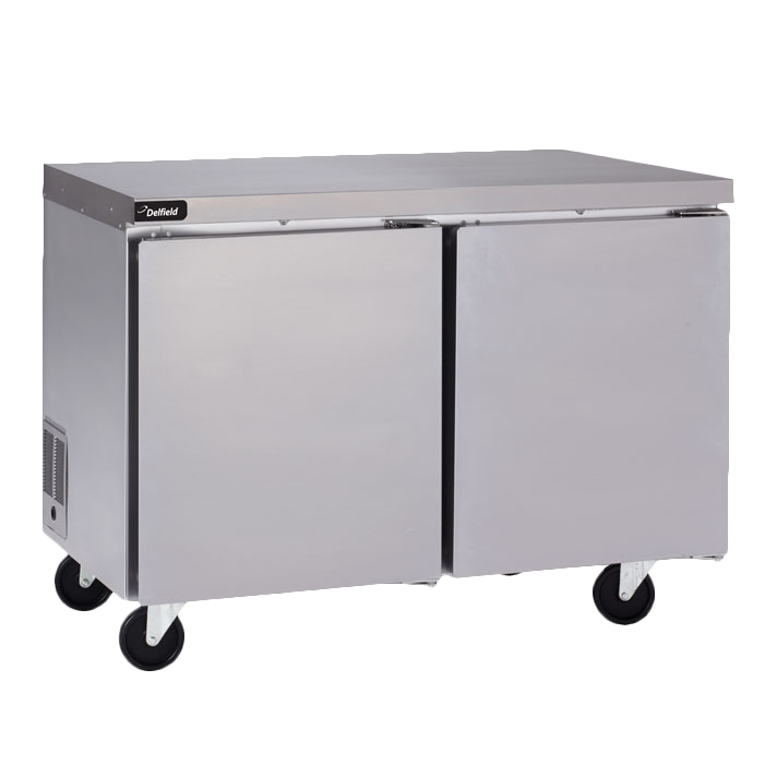 Delfield GUF48P-S Coolscapes™ Undercounter/Worktable Freezer (with Two Stainless Steel Doors), 115v