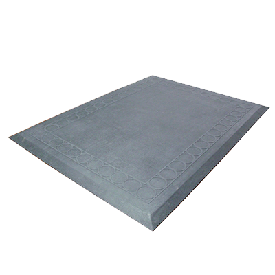 Axia Happy Mat CRT2736SB Anti-fatigue Floor Mat - 27" x 36", Rubber, Black, NFSI Certified